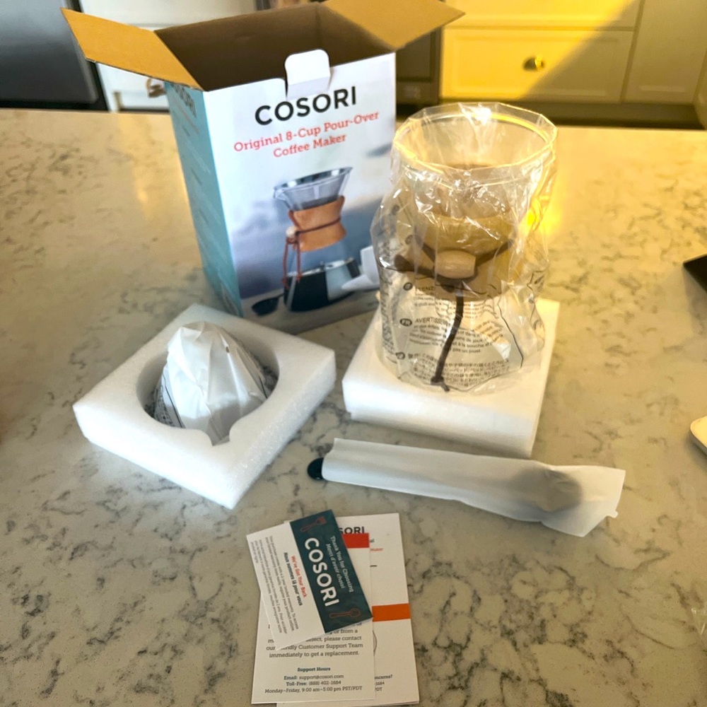 UNBOXED BRAND NEW COSORI ORIGINAL 8-CUP POUR-OVER COFFEE MAKER!!